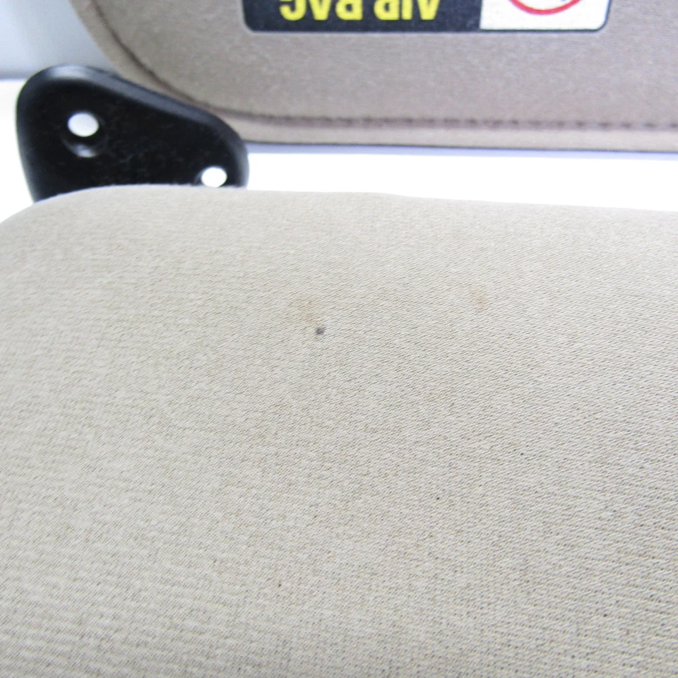 1989-2006 Ford Ranger Sun Visors Sun Shade Sunvisor Pair Beige OEM W/ Mirror - Image 4 of 4