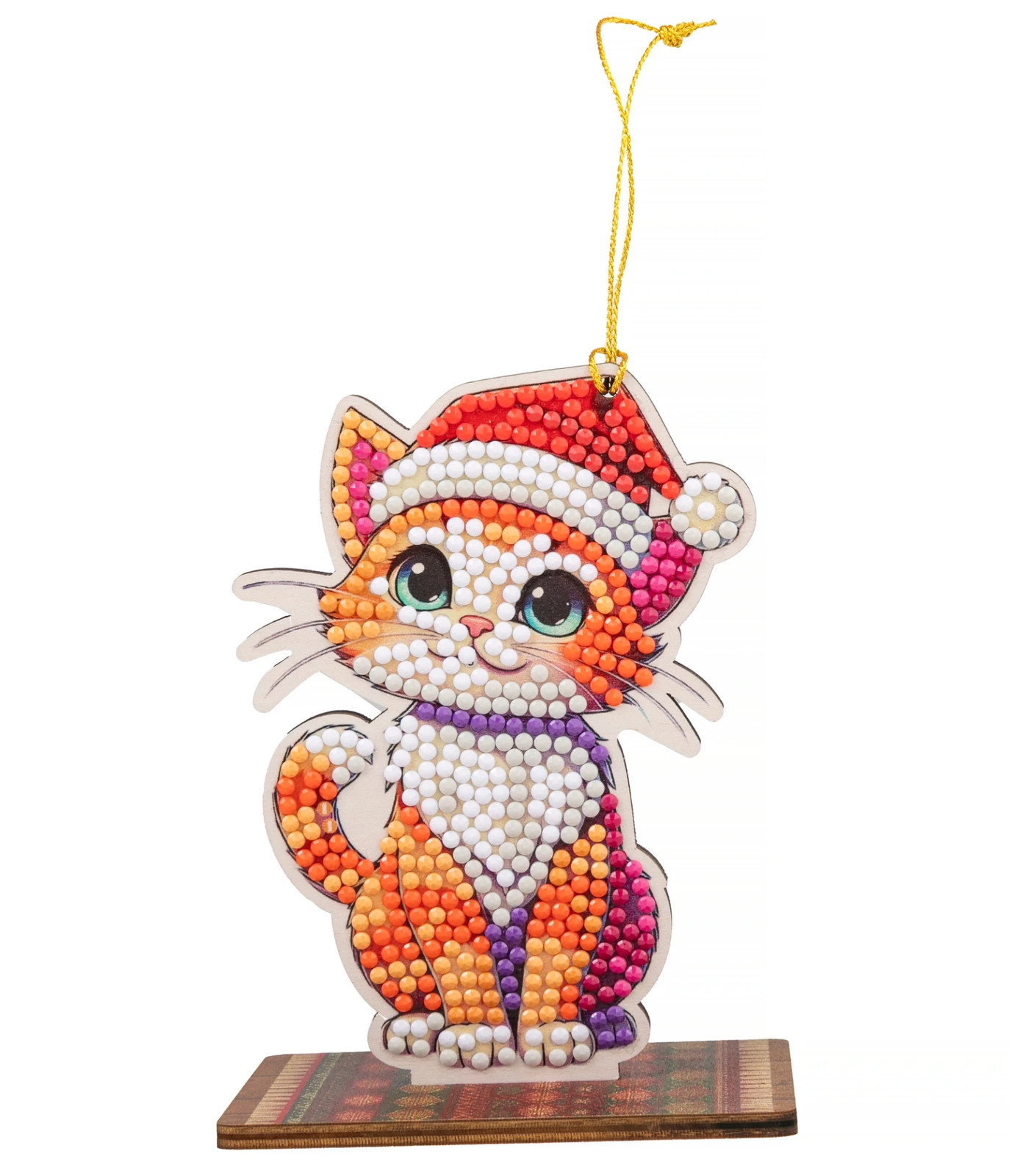 Christmas Cat - Crystal Art Buddy & Christmas Tree Decoration
