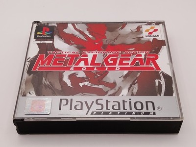 Metal Gear Solid PlayStation 1 PS1 PAL Konami 