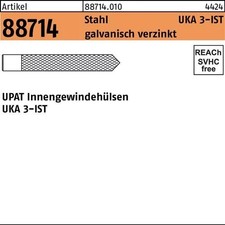 Innengewindeh&uuml;lse R 88714 UKA IST M16x120 Stahl galv.verz. 10St. UPAT