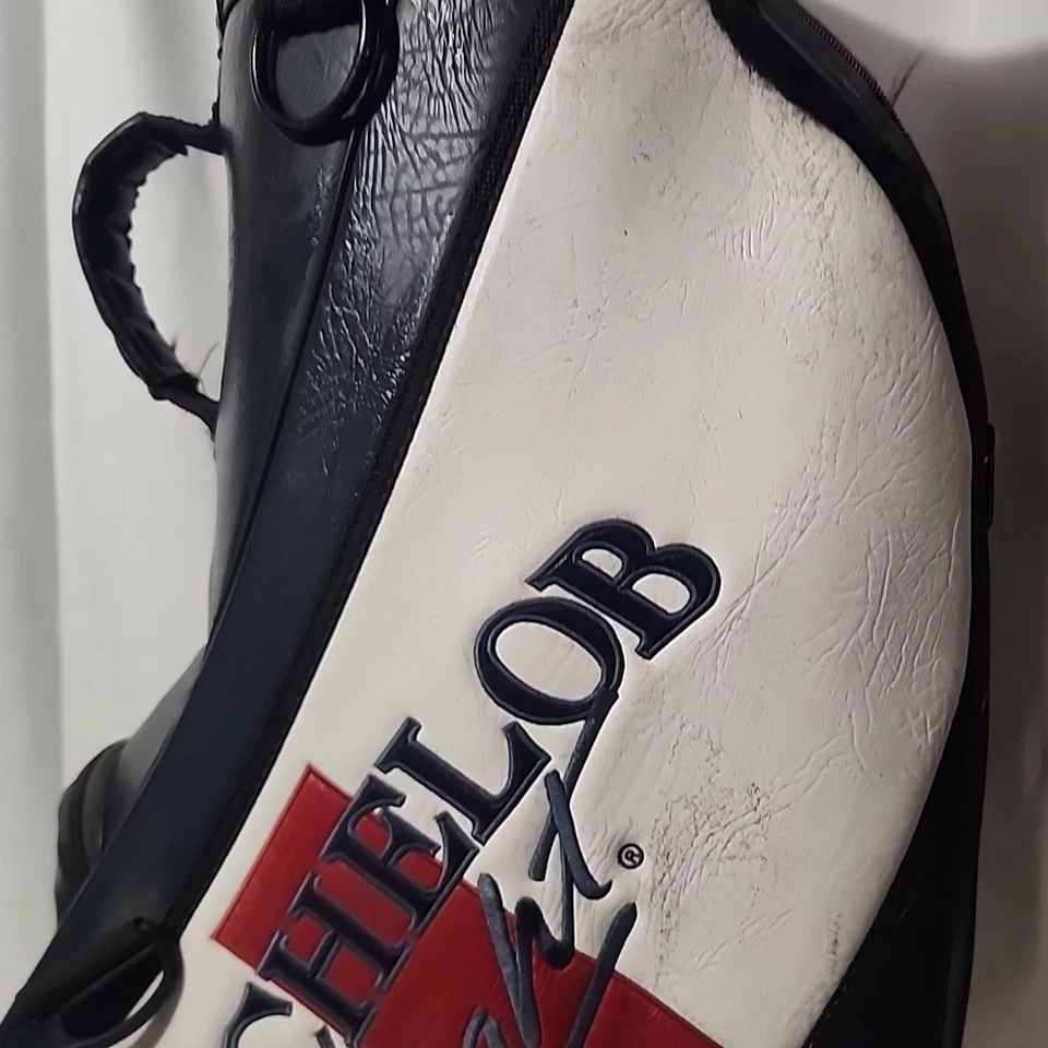 Bolsa de Golf Michelob Light PGA Tour Burton Staff 6 Vías Azul Blanco Rojo Años 80 Rara De Colección Foto 3 de 4