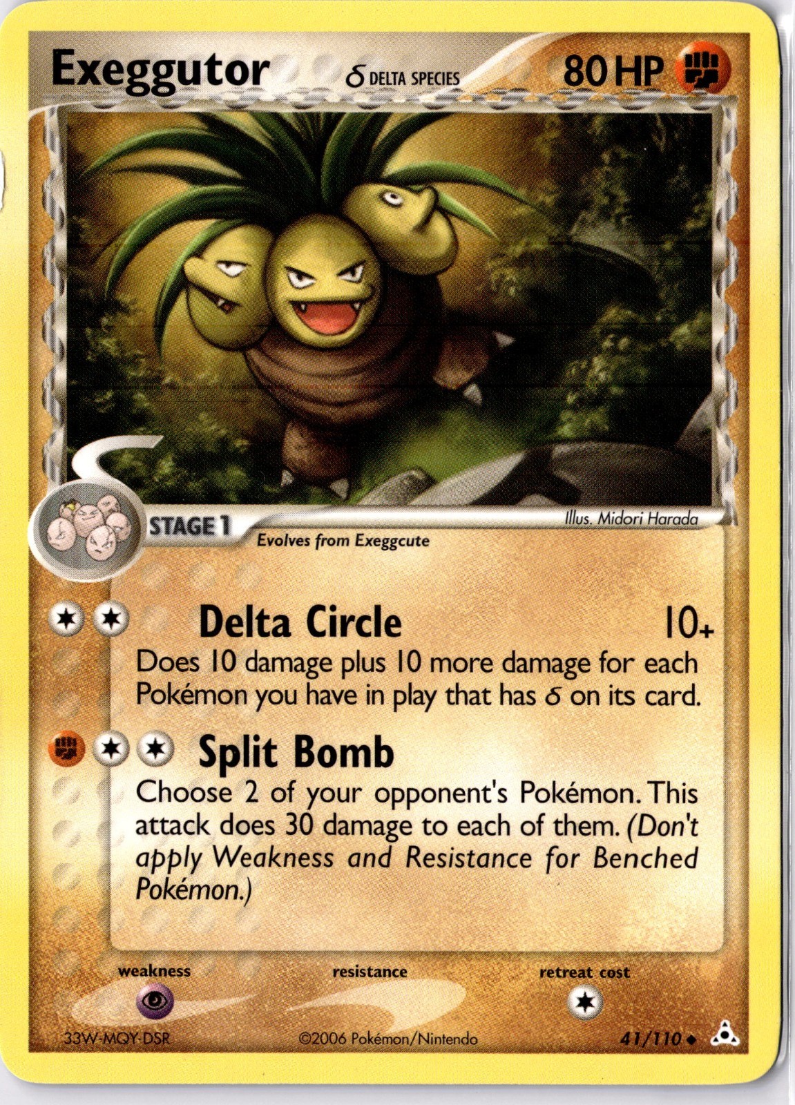 Exeggutor 41/110 HP