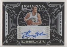 2020 Panini Obsidian Lightning Strike Signatures 59/99 Brian Scalabrine Auto e6p