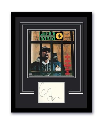 Public Enemy Nation of Millions Rick Rubin Autographed 11x14 Framed Photo ACOA