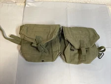 1990 Gulf War Iraqi P58 Web Gear Pack Kidney Ammo 2 Pouches Desert Storm