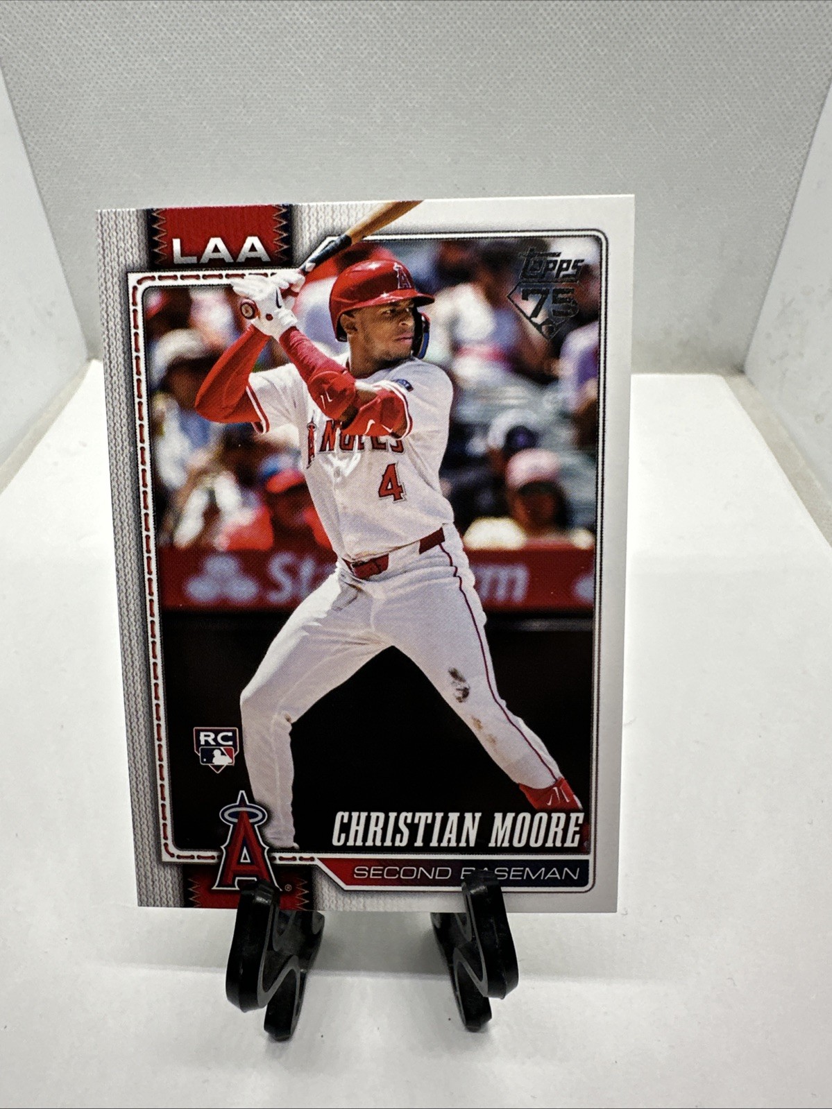 Christian Moore 2026 Topps Series 1 Rookie #147 Los Angeles Angels RC B1-11