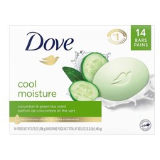 Dove Cool Moisture Beauty Bar Cucumber Green Tea 14 Pack