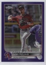 2022 Topps Chrome Update Purple Refractor Josh Rojas #USC172 0t6c
