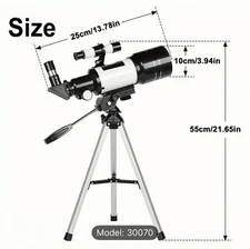 150x HD Telescope With 700mm & 90x With 50mm Portable Aperture