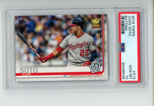 2019 Topps Series 1 Juan Soto #213 Batting Washington Nationals PSA 10 (046)