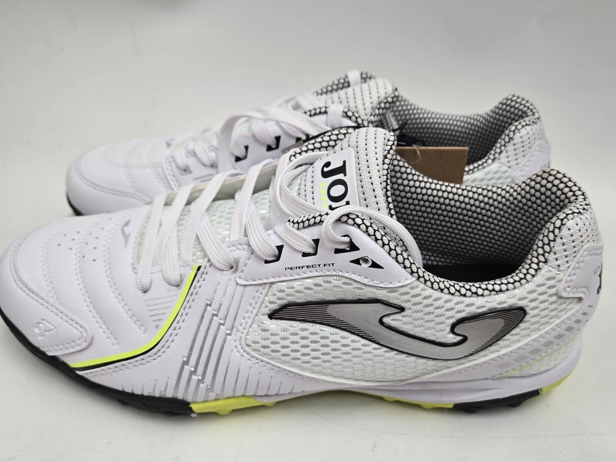 NEW Joma Sport Turf Soccer Shoes Dribling 2502 White/Silver Men's