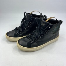 Skechers Street Los Angeles Women's Black Leather High Top Trainers UK 4.5 Lace