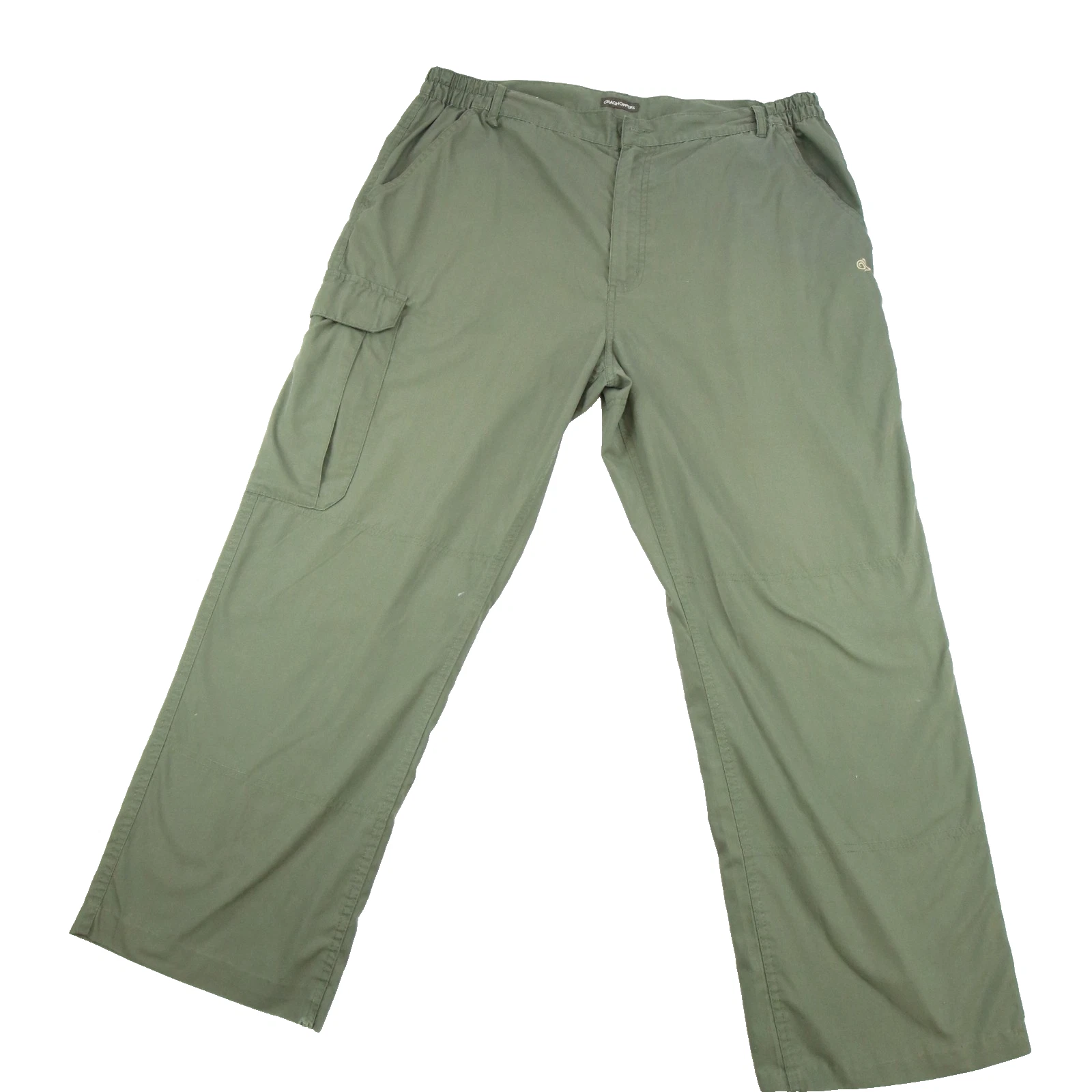 Craghoppers Mens Trousers Solar Shield Walking Hiking Trousers Green 38R W38 L27