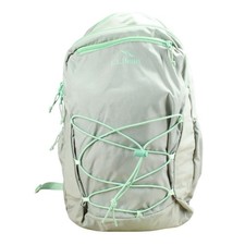 LL Bean Big Kids Comfort Carry Laptop Pack 30L School Trail Backpack Green Gray