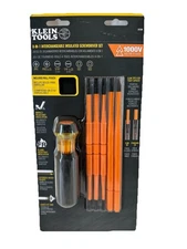 Klein Tools 8 In 1 Insulated Interchangeable Screwdriver Set W/ Tool Pouch 32288