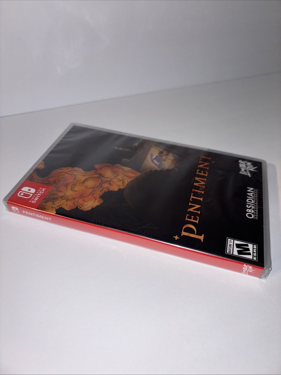 BRAND NEW PENTIMENT LIMITED RUN GAMES NINTENDO SWITCH U.S. ESRB