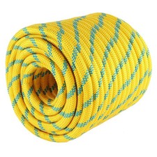 1/2inch Climbing Rope 120ft Polyester Static Rope for Swing Tree Work Camping Re