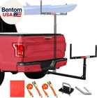 Truck Bed Extender, Pickup Truck Bed Extender Hitch Mount, 2 in 1 Design Foldabl