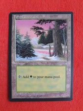Forest (Ver. 2), MTG Ice Age (1995), Basic Land NM