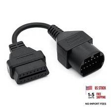 Diagnostic Connector 17 Pin OBD to 16 Pin OBD2 Adapter Cable for Mazda, Work
