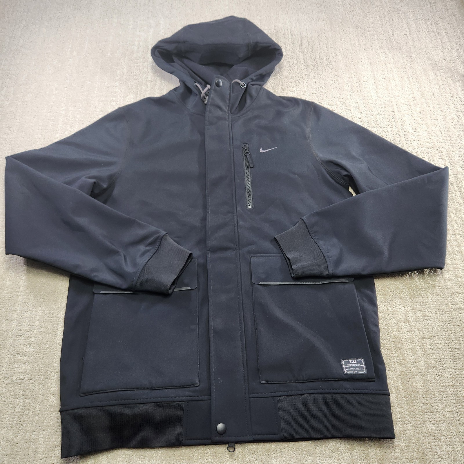 Nike Tech Jacket Women Medium Softshell Fleece Li… - image 2