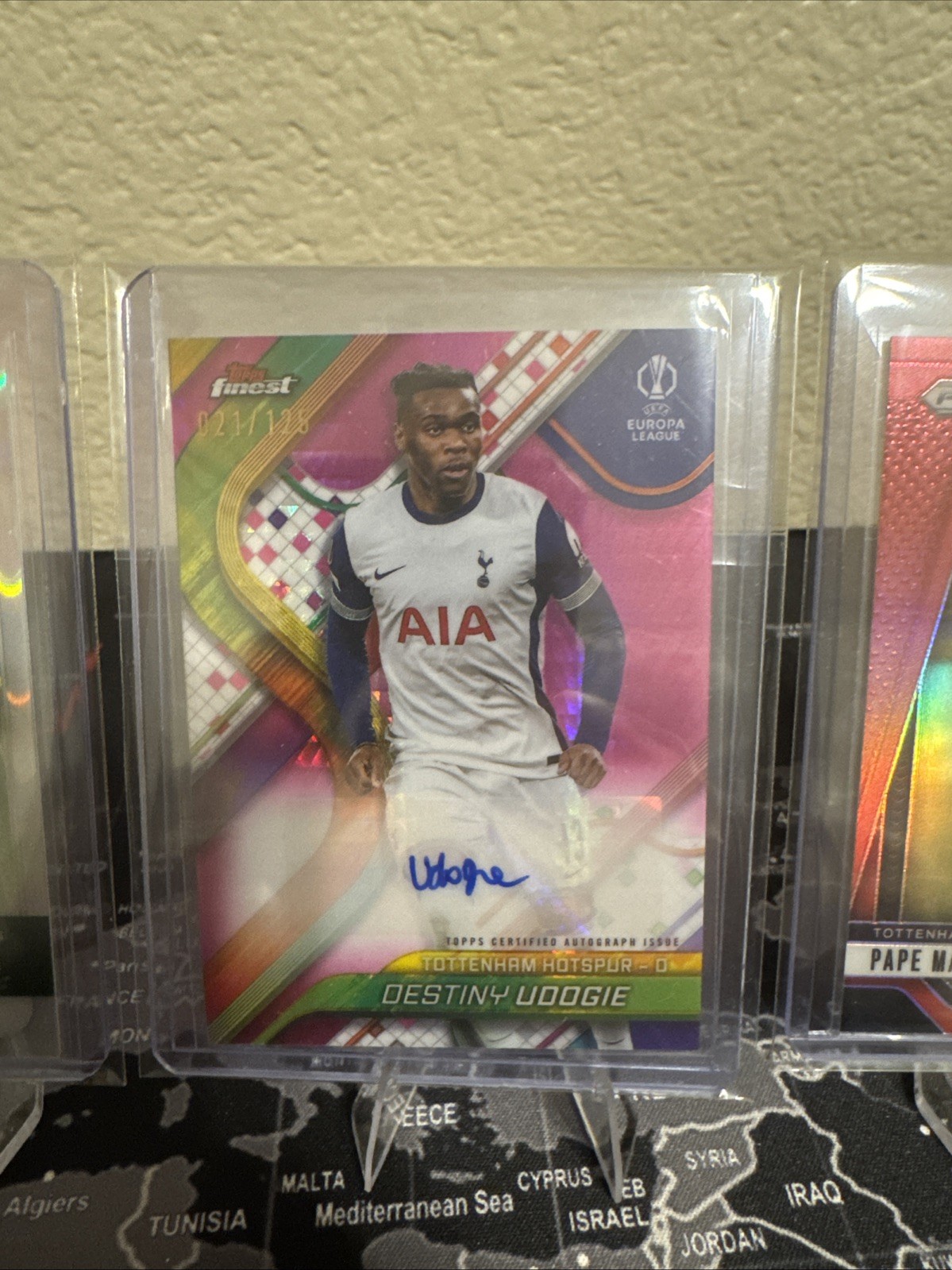 Soccer Numbered/Auto Lot of Tottenham Hotspur view 4