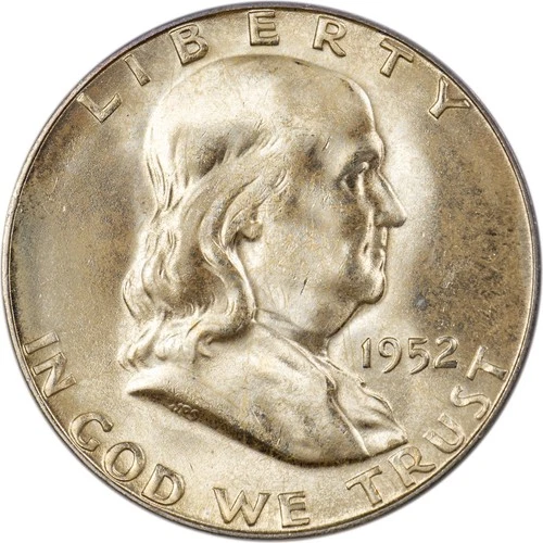 1952-S Franklin Half Dollar - Silky Luster - Brilliantly Uncirculated!