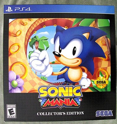 Perfect NEW, Factory Sealed.  Sonic Mania: Collector's Edition (PlayStation 4)