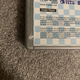 Sonic N (N-Gage 2003) US Version Complete CIB 