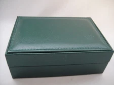 Rolex Green Leather & Wood Watch Box 68.00.71 ONLY ~ No Insert
