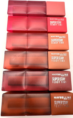 Maybelline Super Stay Teddy Tint, Long Lasting Matte Lip Stain, 0.17 fl oz. Each