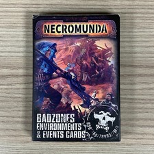 NECROMUNDA BADZONES ENVIROMENT & EVENT CARD PACK GAMES WORKSHOP WARHAMMER 40K