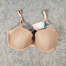 Warners No Side Effects 38C Underwire T-Shirt Bra Toasted Almond 01356 NWT