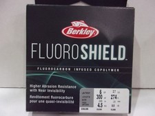 Berkley Fluoroshield fluorocarbon fishing line clear Choose your line size!  NIP
