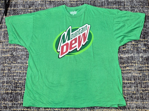 Mountain Dew T Shirt Tee Luv 4XL Green