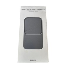 Samsung 15W Super Fast Wireless Charger Duo - Gray *Open Box, Excellent