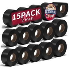 Butyl Deck Joist Tape 2 inch, 2" x 50' Joist Tape for Decking, 15 Rolls