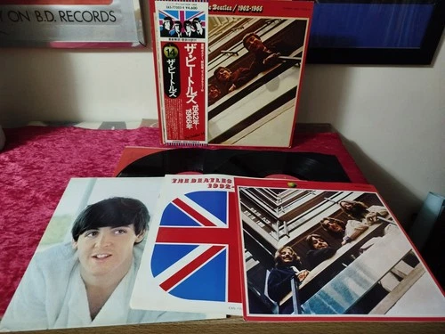 THE BEATLES  1962-1966 / Sgt Pepper / Collection Of Oldies Japan LP x 3 OBI