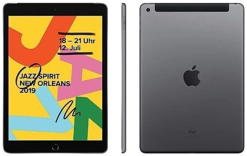 Apple iPad 7 2019 WiFi + 4G iOS Tablet 10,2" 32 GB Spacegrau Retina 8 MP TouchID - Bild 3 von 3