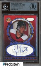 Joe Thornton Signed 1997-98 Score Board Autograph Collection RC BGS BAS AUTO