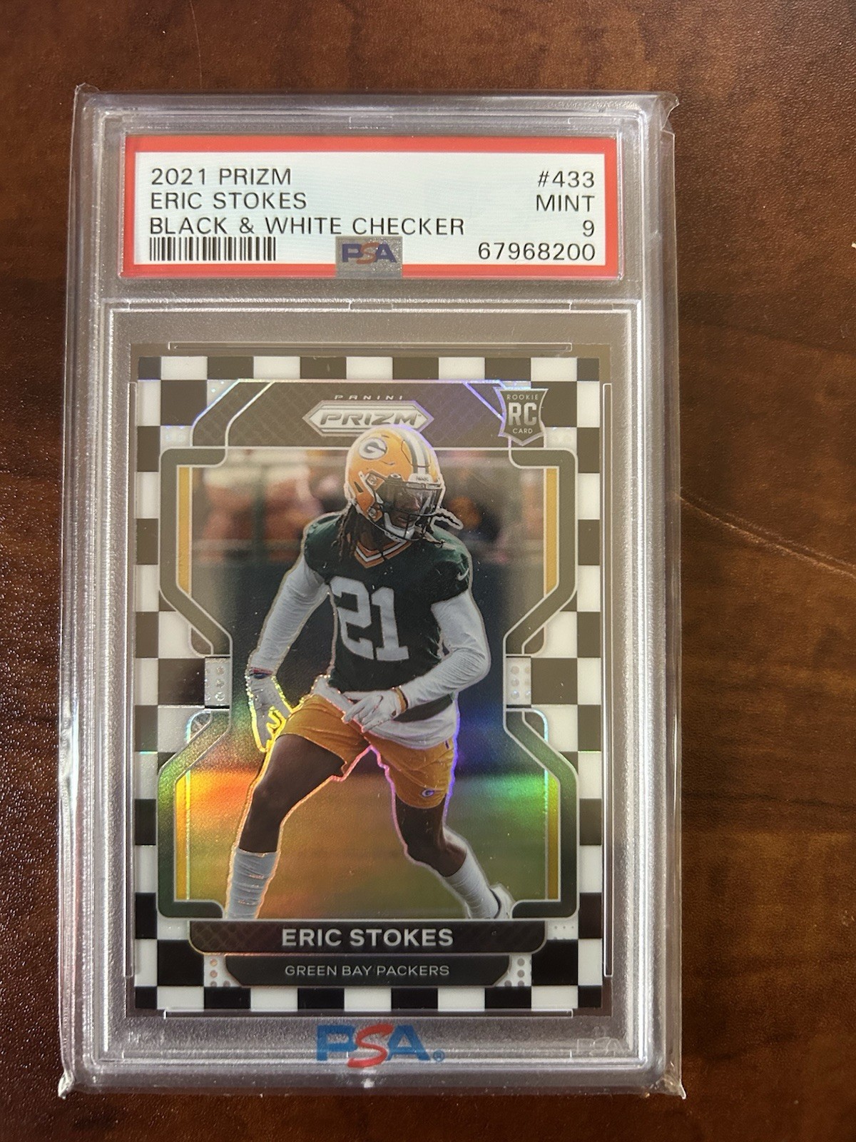 Eric Stokes Panini Prizm #433 Black & White Checker