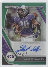 2021 Panini Prizm Draft Picks Green Garret Wallow #DPA-GWA Auto 0b2