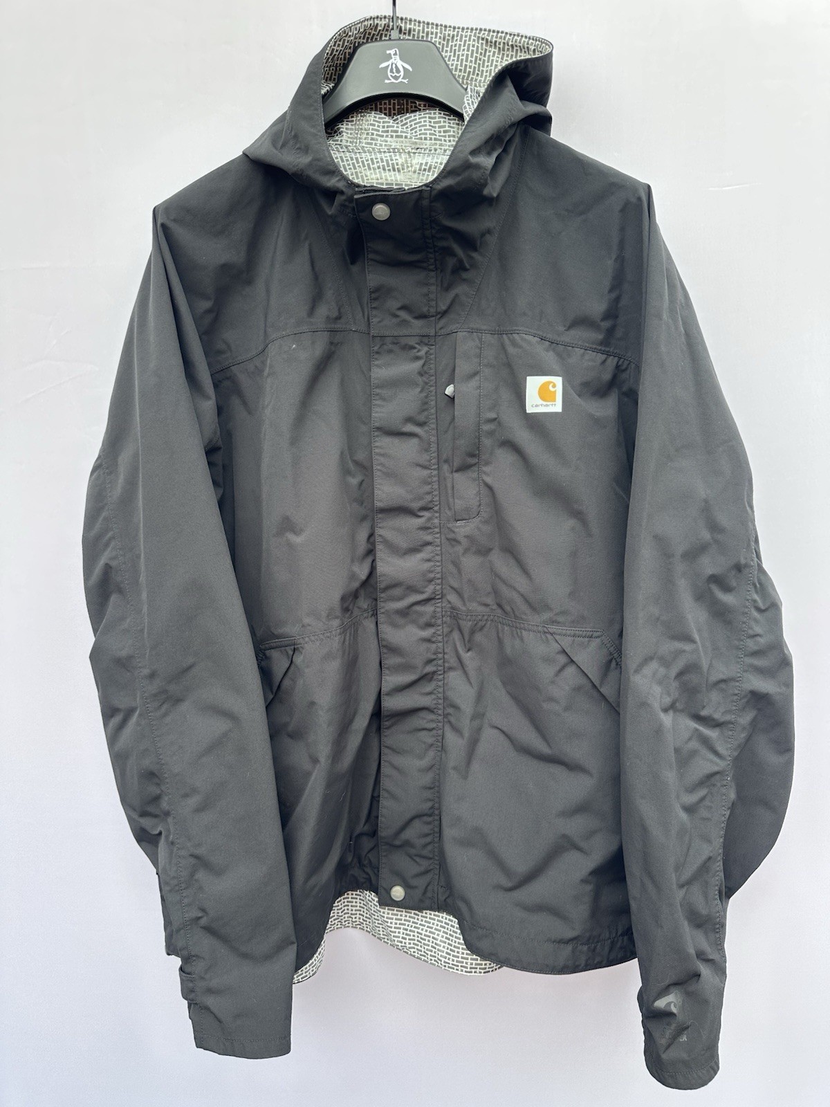 Carhartt Storm Defender Jacket Size 2XL Tall Black ( See Pics for Condition )