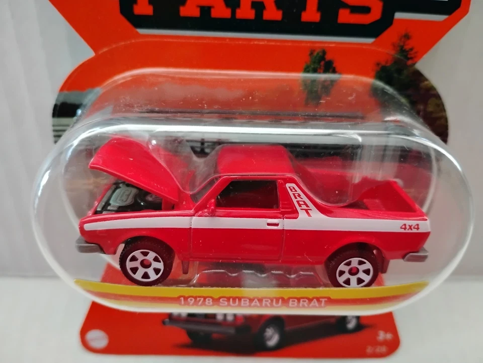 2021 Matchbox Moving Parts #2 1978 Subaru Brat BRILLIANT RED - Image 2 of 4