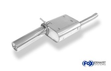 FOX Racing Sportanlage ab Kat 1x90mm Absorber für Ford Focus 1 DNW Turnier 1.8l