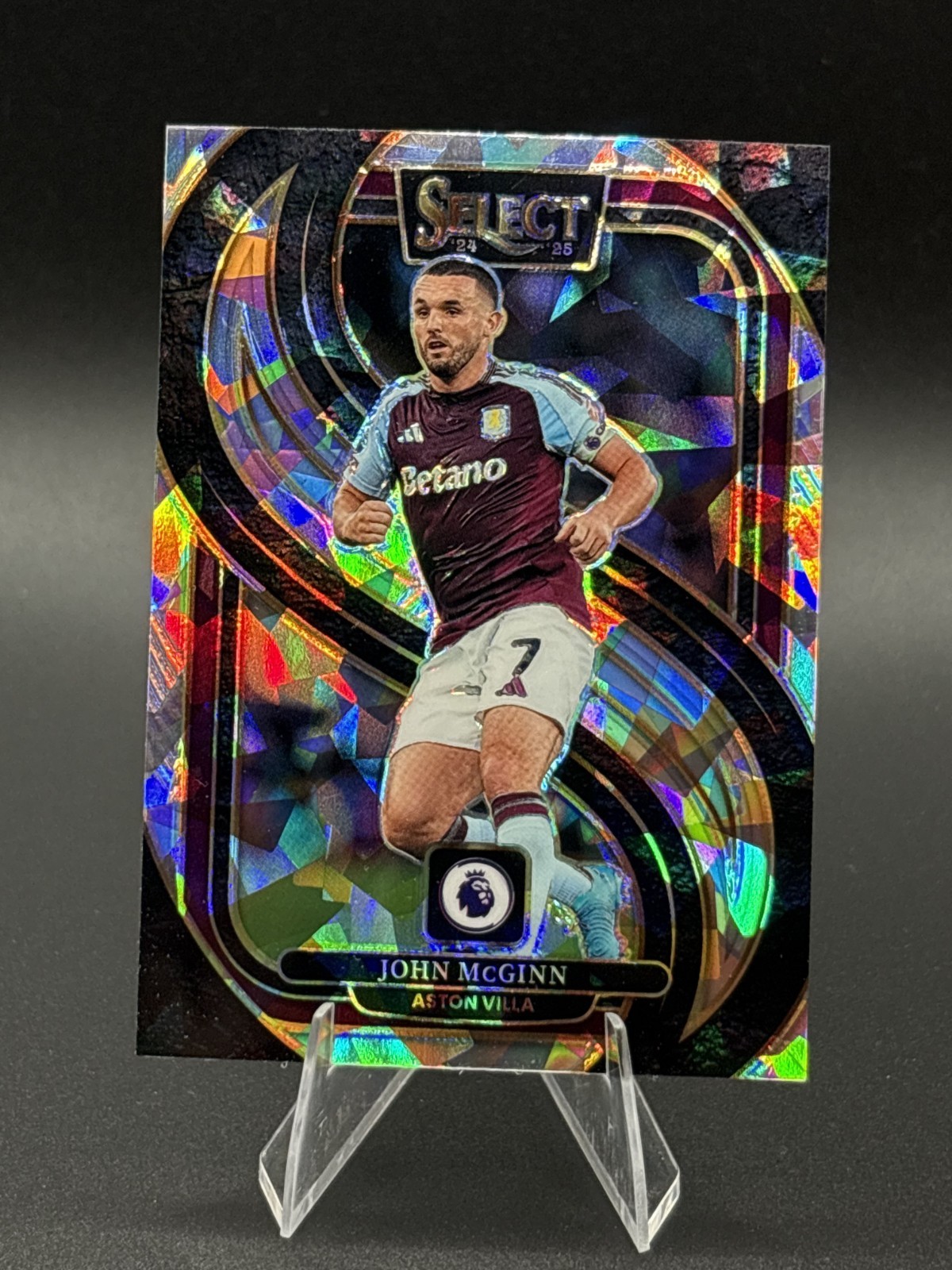 John McGinn 2024-25 Panini Select Premier League Mezzanine Ice Prizm #115