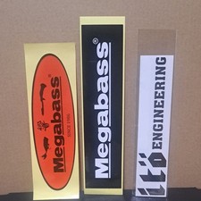 3 Megabass stickers