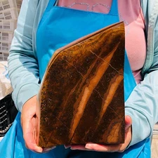 8.33LB Natural Madagascar Tiger's-Eye Raw Stone Rock Specimen Mineral Healing