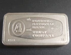 1971 Franklin Mint Bank Bar. 4th National Bank of Kansas, #16, 2oz .925 silver