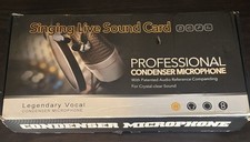 Professional Condenser Microphone With Patented Audio Reference Companding